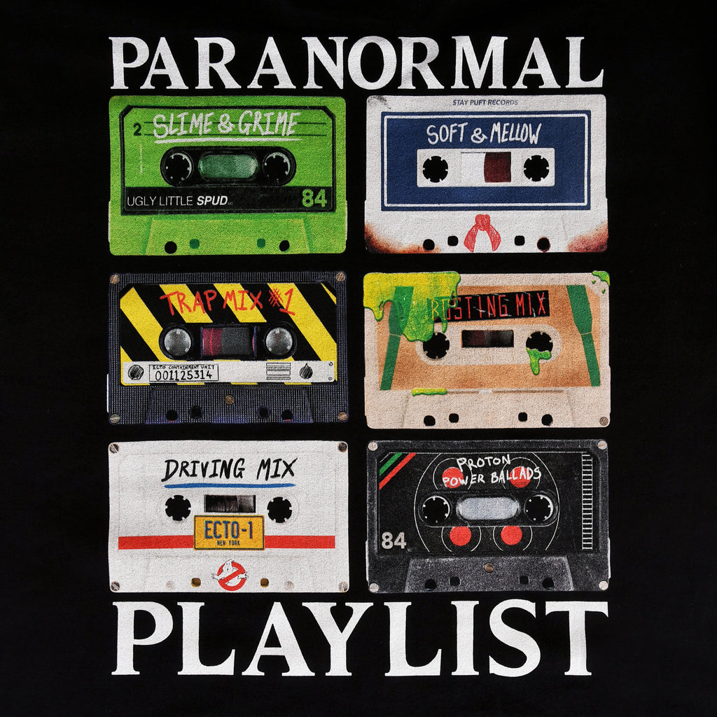 Product image Ghostbusters - Paranormal Playlist T-Shirt Black