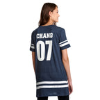 Immagine del prodotto T-shirt da donna Ravenclaw Seeker Chang oversize blu - Harry Potter
