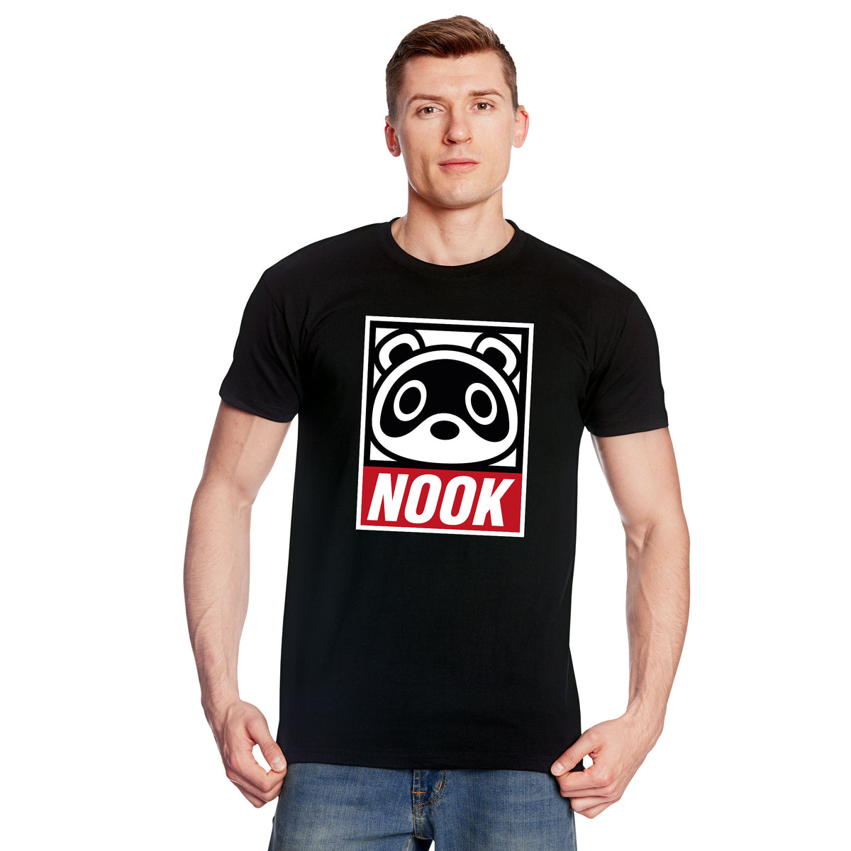 Produktbild Tom Nook T-Shirt für Animal Crossing Fans schwarz