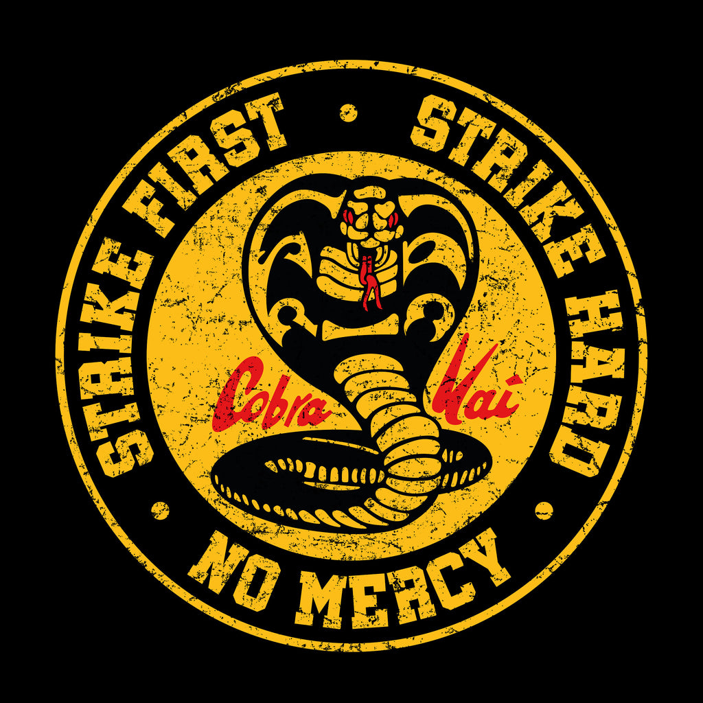 Image produit T-shirt Cobra Kai Logo pour les fans de Karate Kid noir