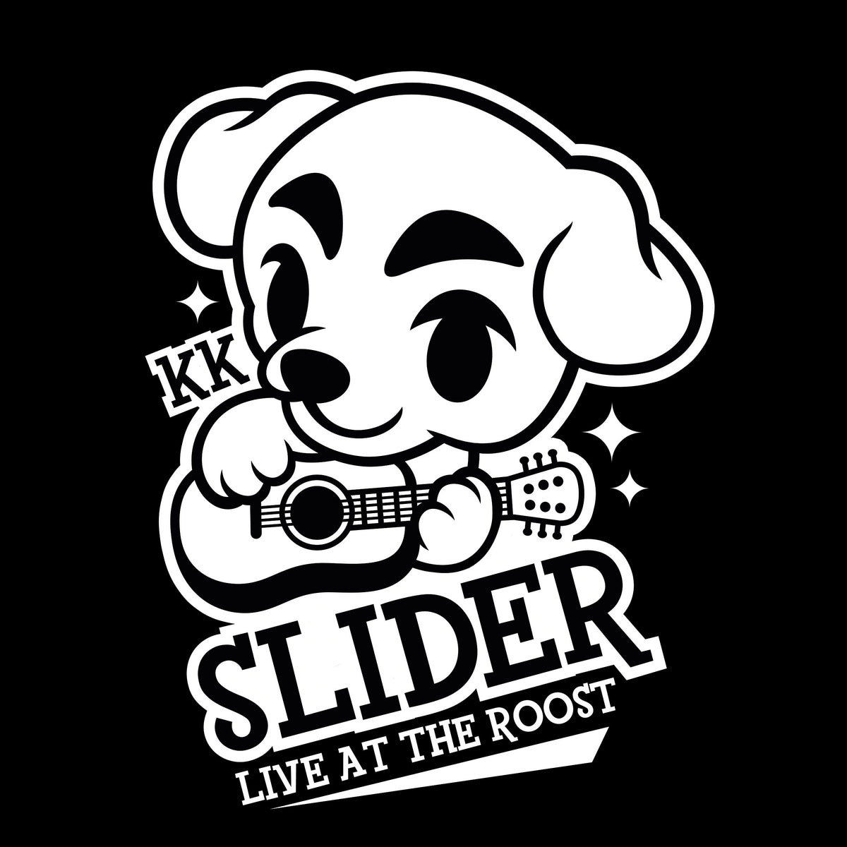 Image produit T-Shirt K.K. Slider pour fans d'Animal Crossing noir