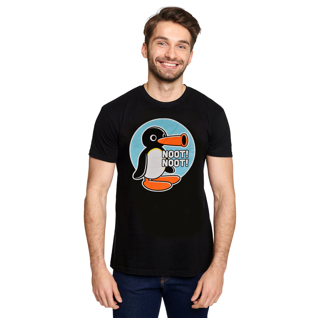 Immagine del prodotto Maglietta Noot Noot per fan di Pingu nera