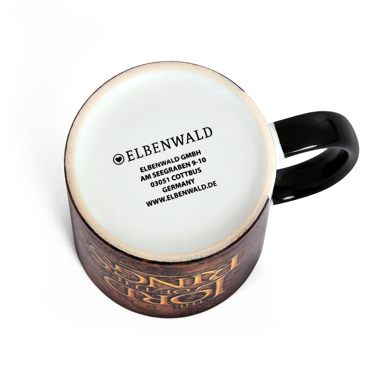 Produktbild Elbenwald Herr der Ringe Tasse 20 Jahre Jubiläums Kollektion mit Gandalf Rundumdruck und Filmlogo 320 ml Keramik