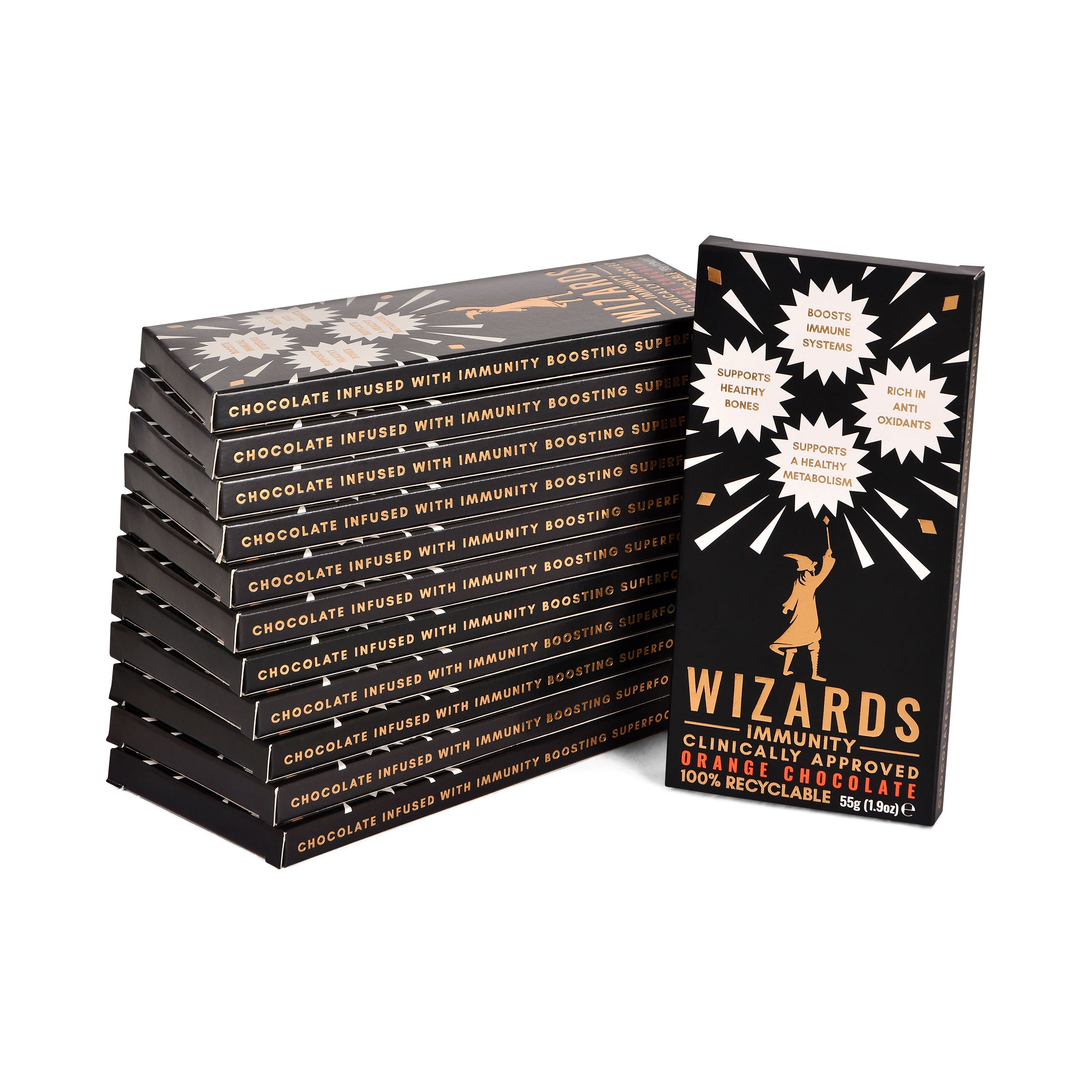Immagine del prodotto Wizards Magic - Cioccolato all'arancia con immunità 12 tavolette