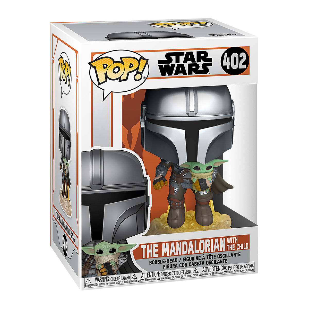 Immagine del prodotto The Mandalorian con The Child Figura a bobblehead Funko Pop - Star Wars