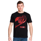 Immagine del prodotto Fairy Tail - T-shirt nera con logo di Natsu
