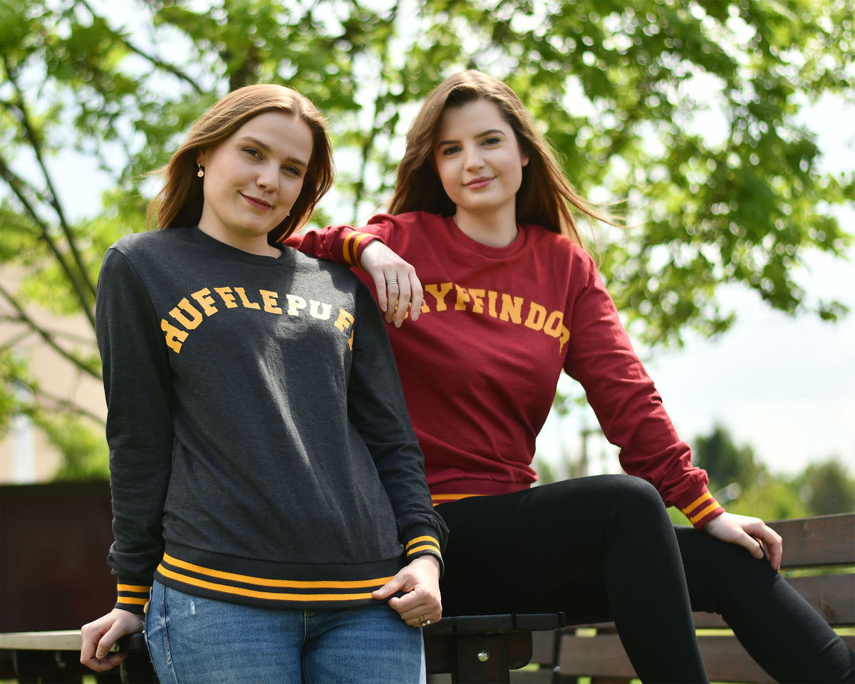 Image produit Harry Potter - Pull de collège Hufflepuff gris