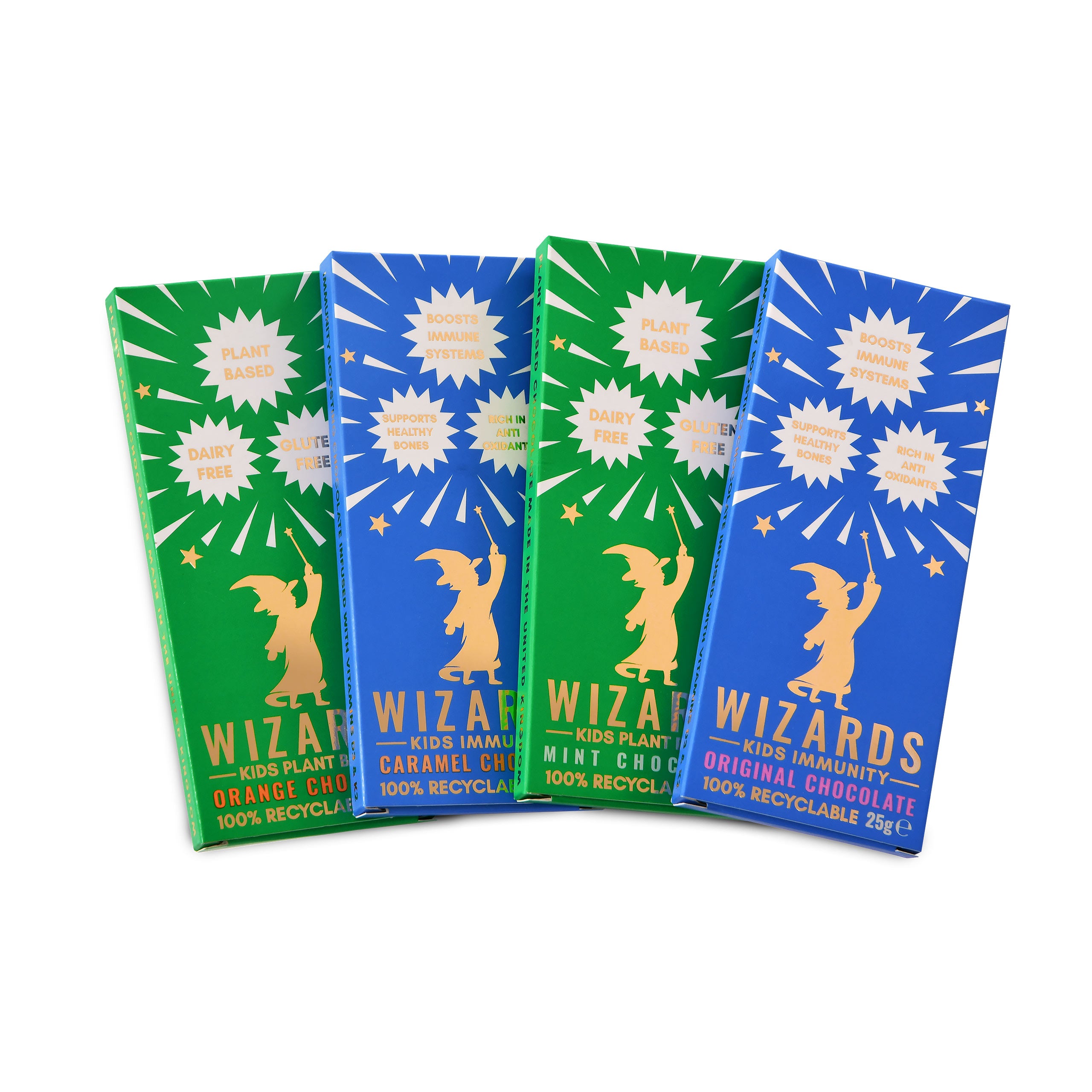 Produktbild Wizards Magic - Kids Selection Schokolade 4 Tafeln