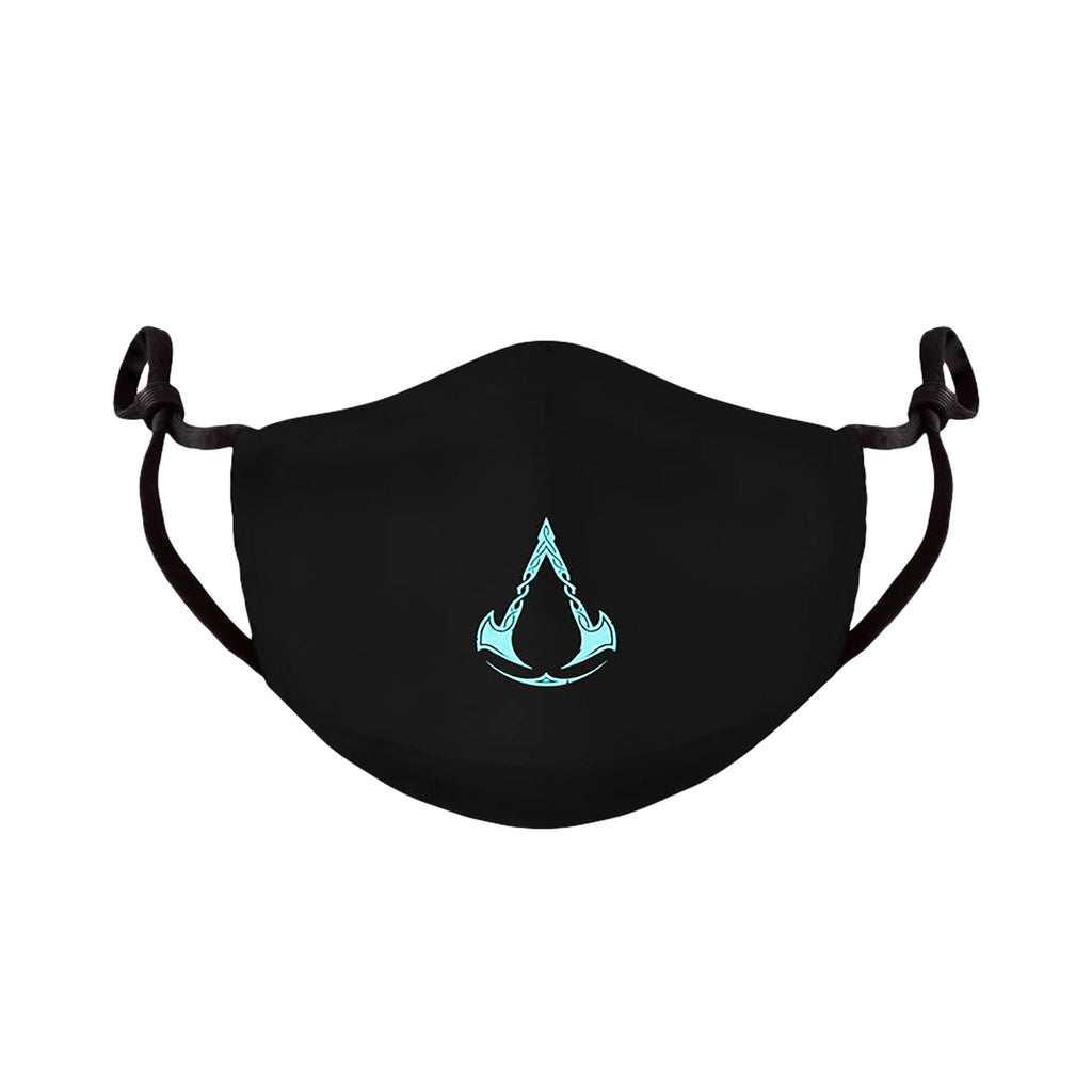 Produktbild Assassin's Creed - Valhalla Logo Gesichtsmaske schwarz