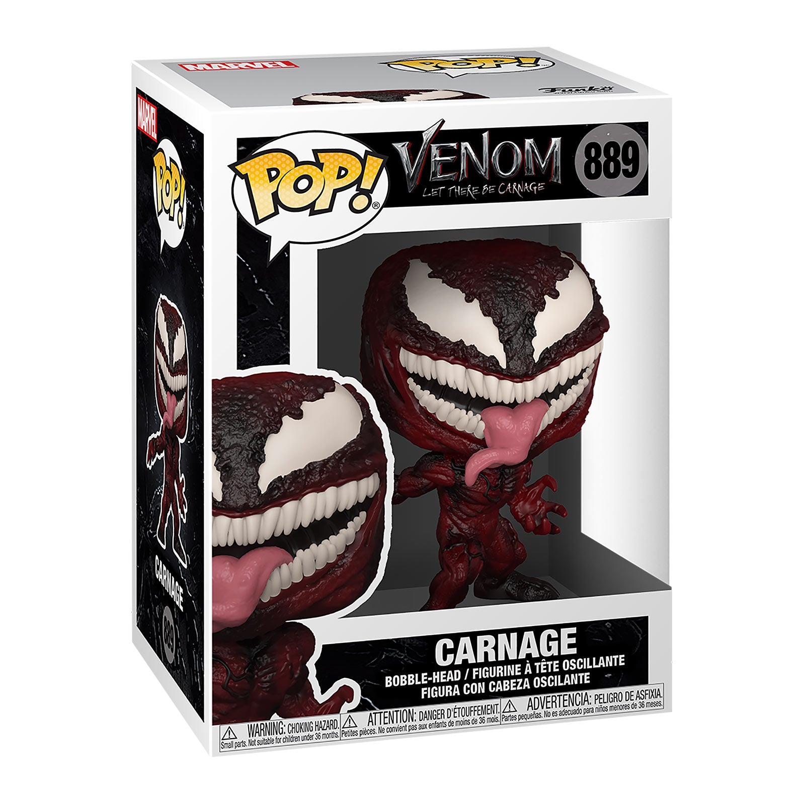 Immagine del prodotto Marvel - Figura Funko Pop di Carnage con testa oscillante