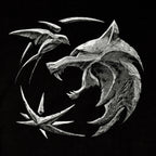 Produktbild Witcher - Wolf Emblem Hoodie schwarz