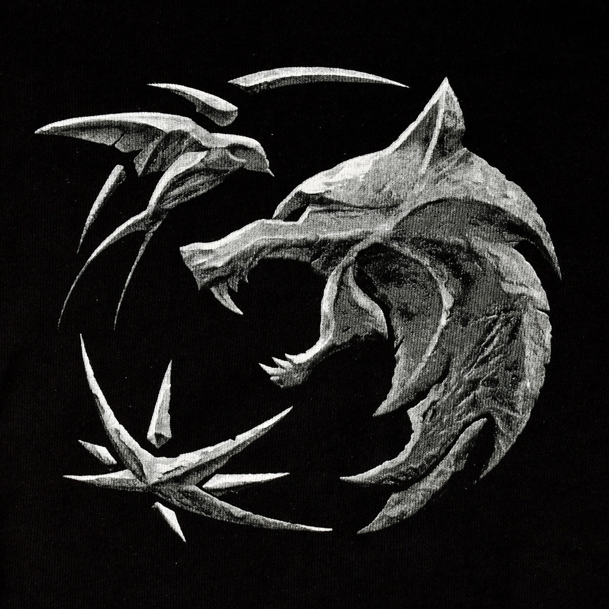 Produktbild Witcher - Wolf Emblem Hoodie schwarz