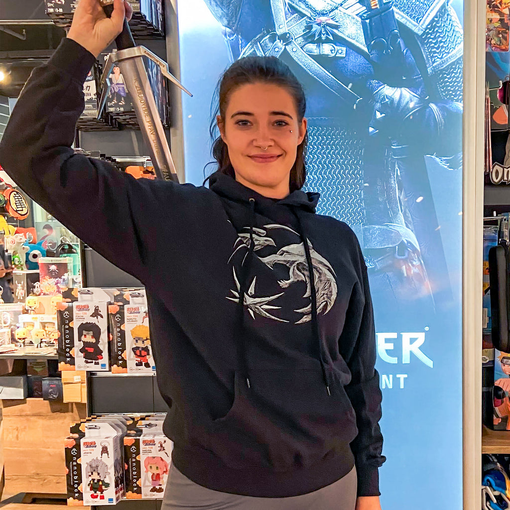 Produktbild Witcher - Wolf Emblem Hoodie schwarz