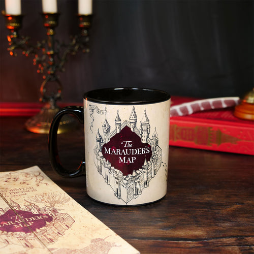 Image produit Harry Potter - Tasse Thermique Effet Carte du Maraudeur Noir