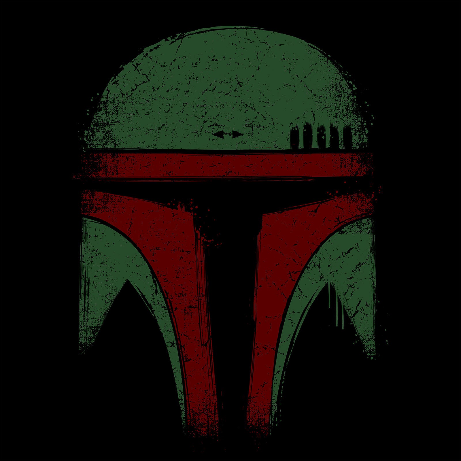 Immagine del prodotto Maglietta Boba Face per fan di Star Wars nera