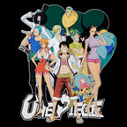 Image produit One Piece - Ruffy avec T-shirt noir de l'équipage du Chapeau de paille