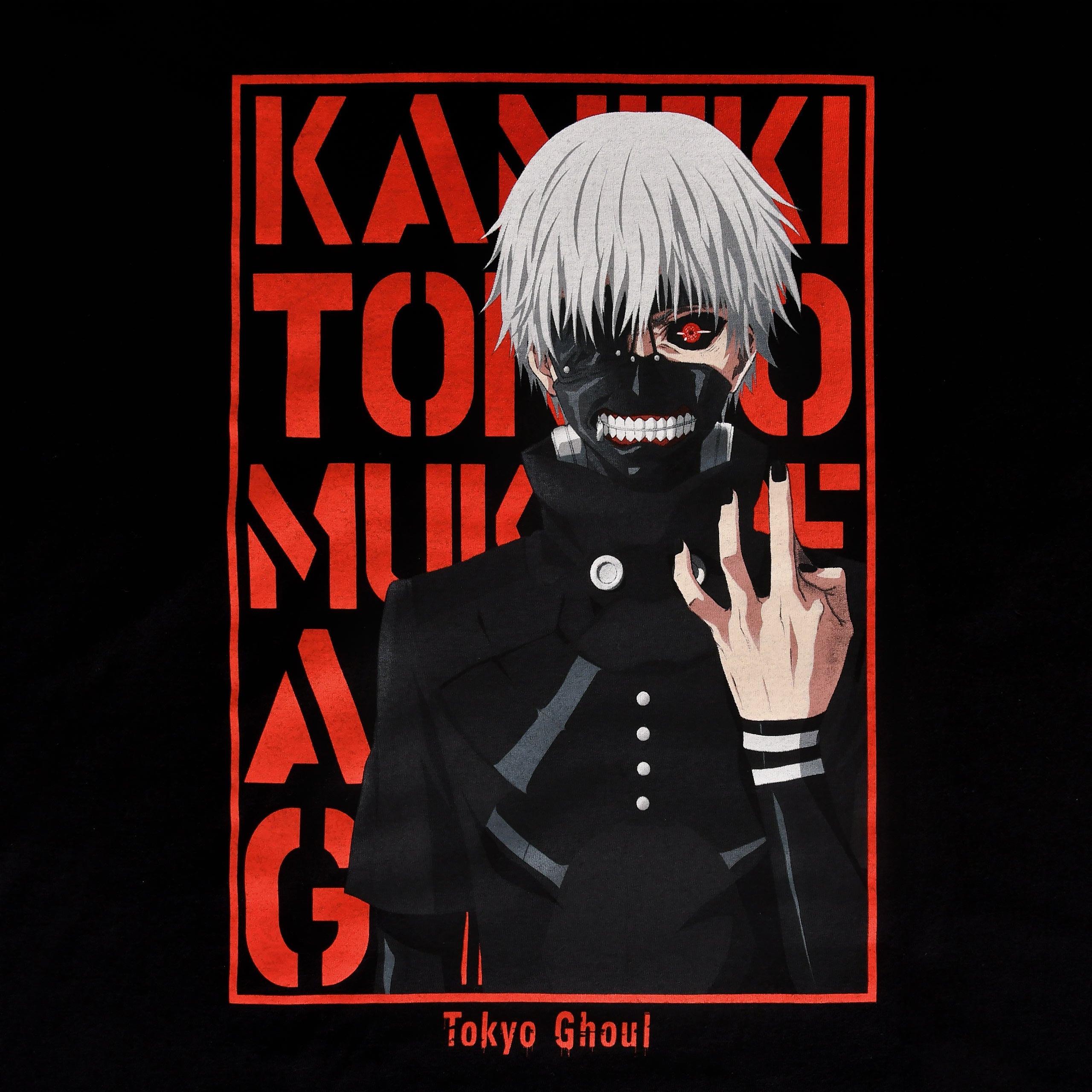 Image produit Tokyo Ghoul - T-shirt noir prêt de Kaneki