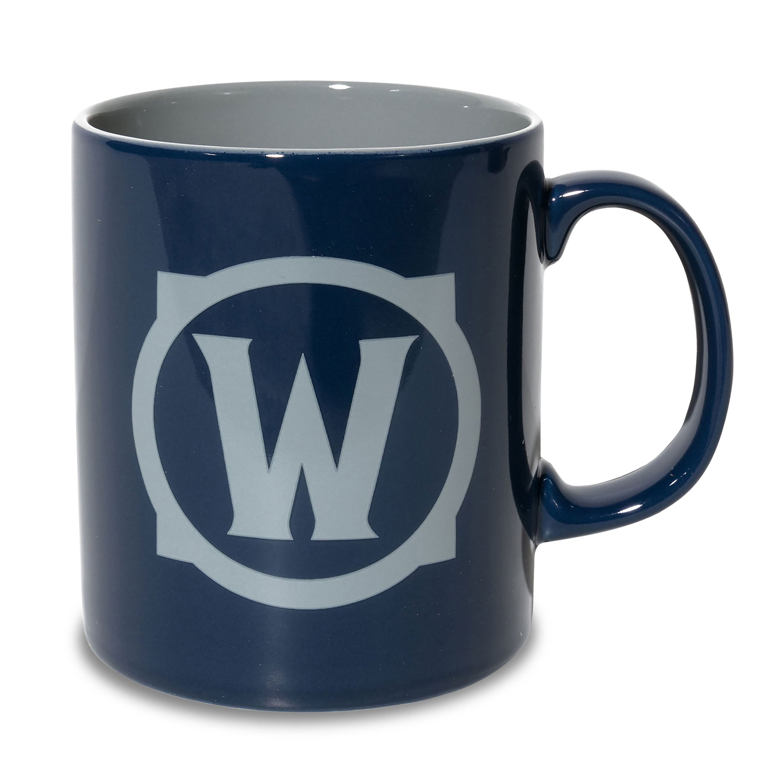 Produktbild World of Warcraft - For the Alliance Tasse blau-grau