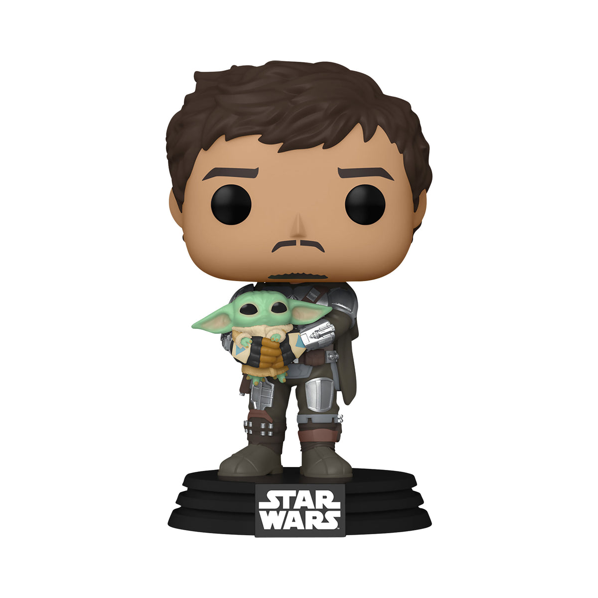 Produktbild Mando mit Grogu Funko Pop Figur - Star Wars The Mandalorian