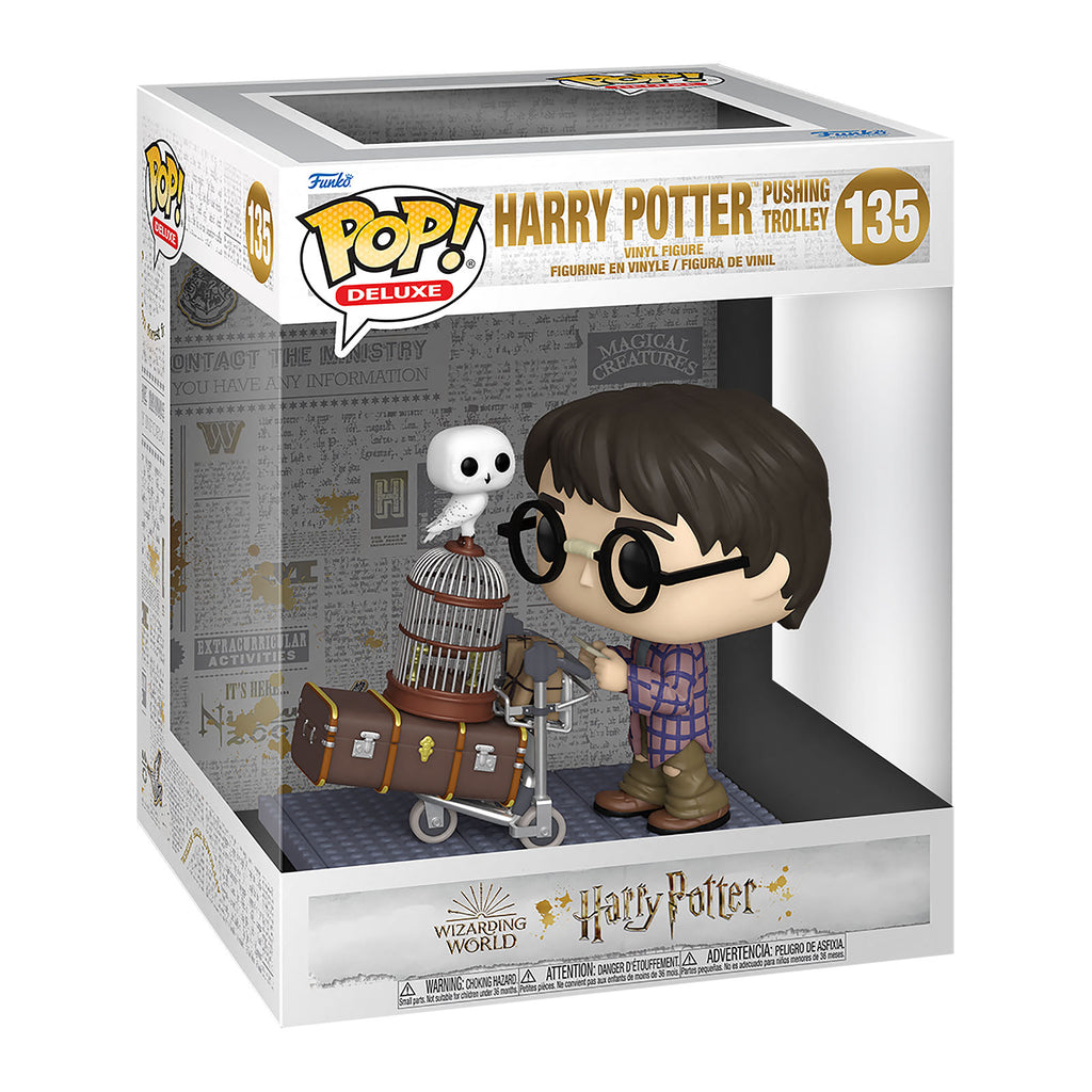 Image produit Harry Potter avec chariot à bagages sur le quai 9 3/4 Figurine Funko Pop