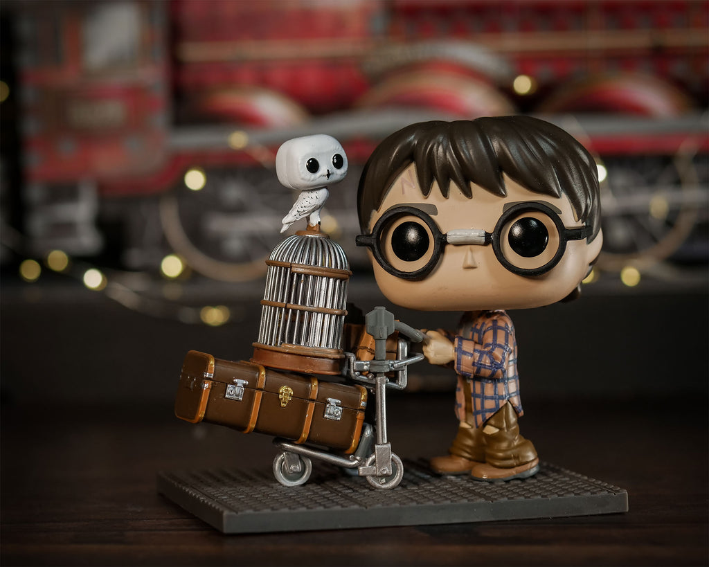 Image produit Harry Potter avec chariot à bagages sur le quai 9 3/4 Figurine Funko Pop