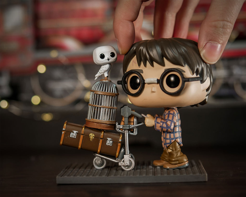 Image produit Harry Potter avec chariot à bagages sur le quai 9 3/4 Figurine Funko Pop