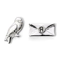 Image produit Harry Potter - Boucles d'oreilles Hedwig et lettre de Poudlard
