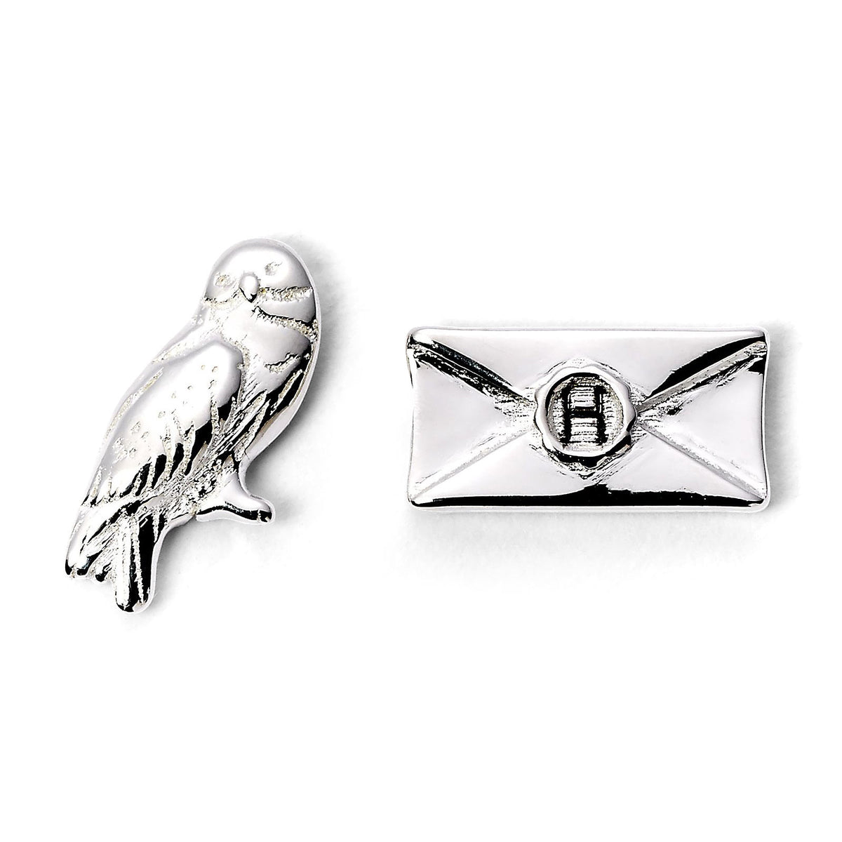 Image produit Harry Potter - Boucles d'oreilles Hedwig et lettre de Poudlard
