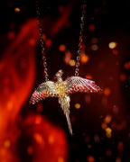 Image produit Harry Potter - Collier Fawkes avec cristaux