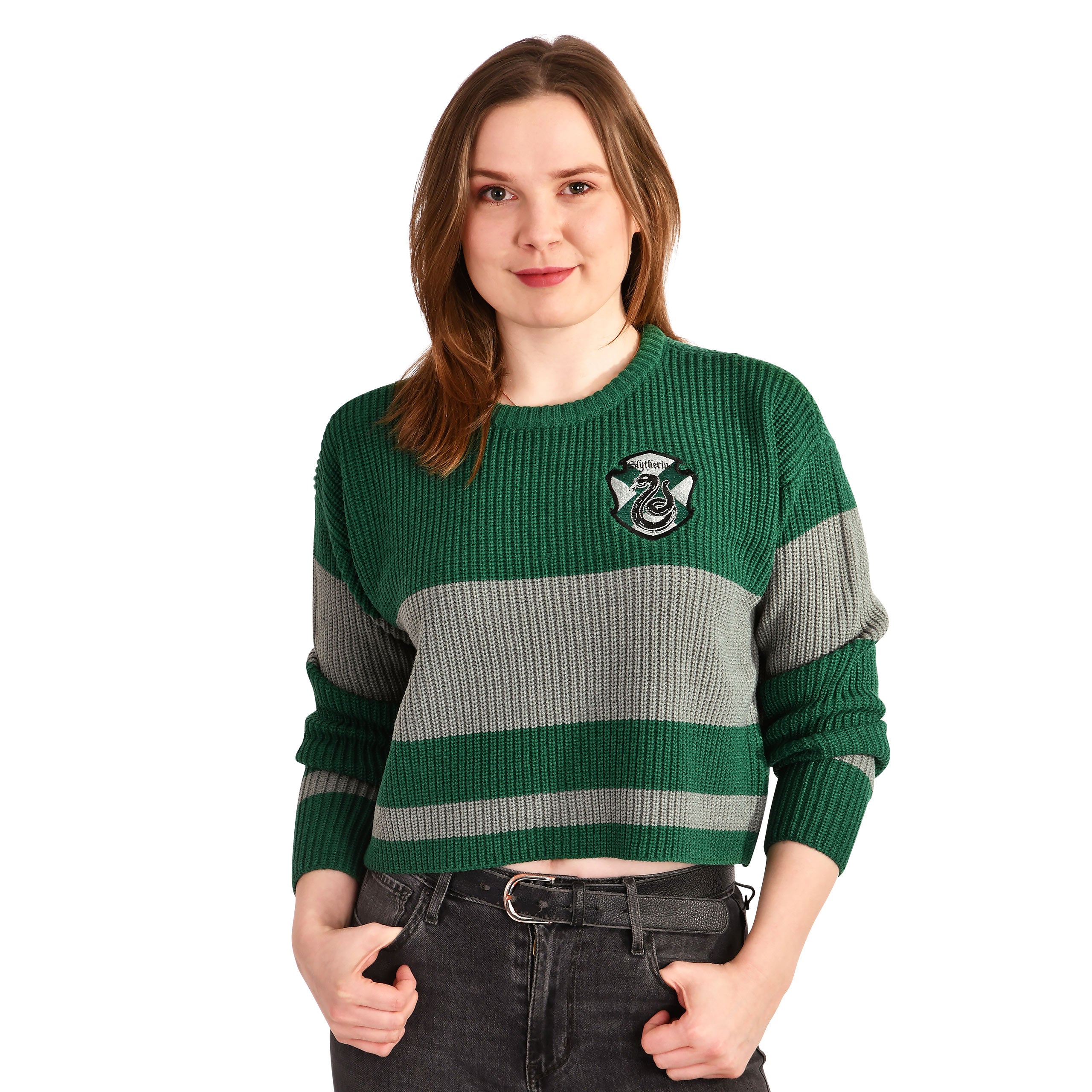 Image produit Harry Potter - Pull court Slytherin pour femmes