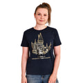 Produktbild Harry Potter - Hogwarts School T-Shirt Damen blau