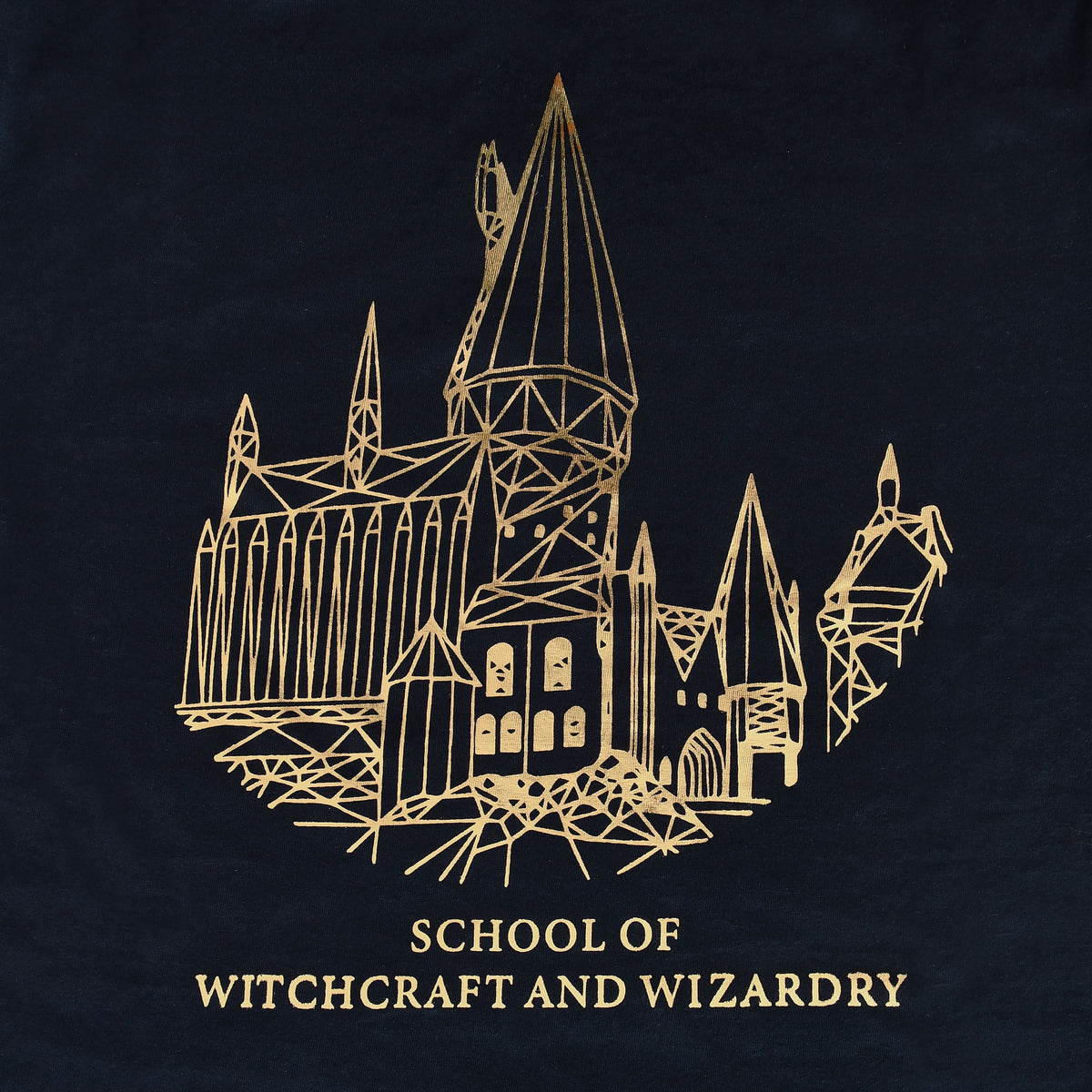 Produktbild Harry Potter - Hogwarts School T-Shirt Damen blau