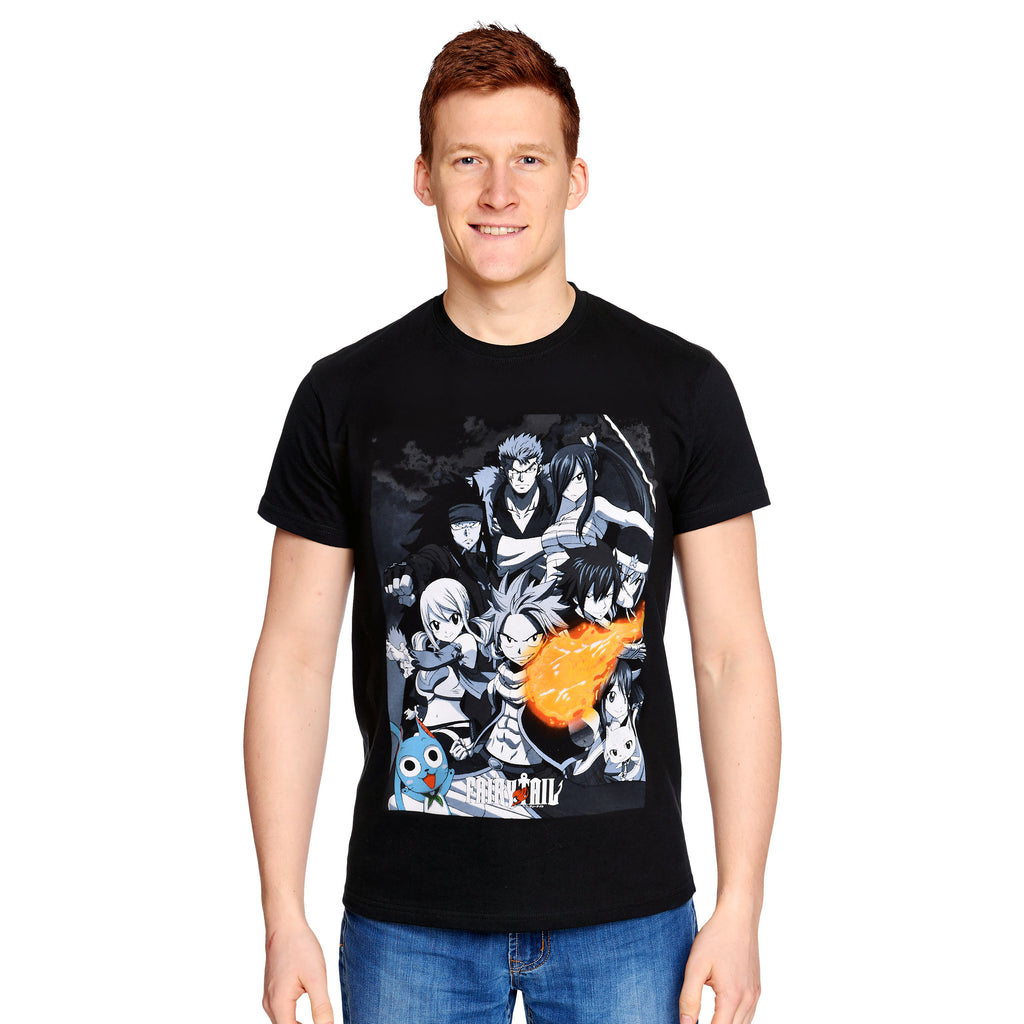 Image produit Fairy Tail - T-Shirt Team Attack noir