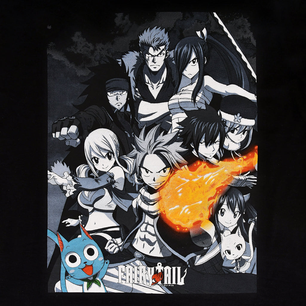 Image produit Fairy Tail - T-Shirt Team Attack noir