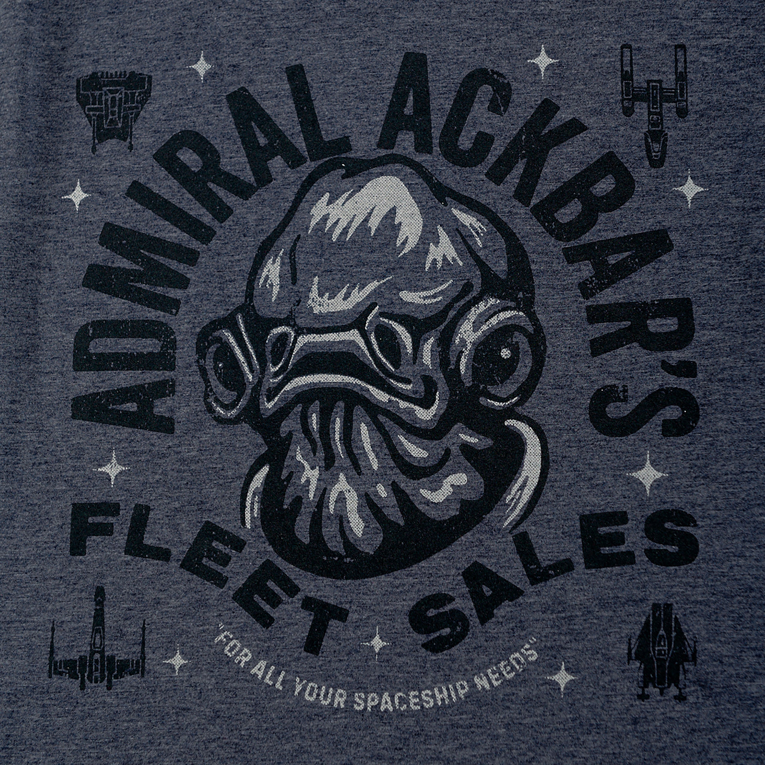 Immagine del prodotto Star Wars - T-shirt blu della flotta dell'ammiraglio Ackbar
