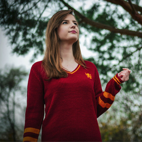 Image produit Harry Potter - Robe tricotée Gryffondor rouge