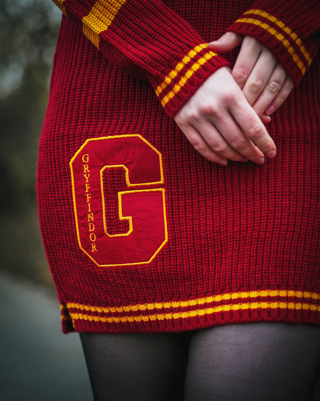 Image produit Harry Potter - Robe tricotée Gryffondor rouge