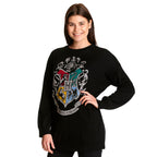 Immagine del prodotto Harry Potter - Maglione oversize con stemma di Hogwarts nero