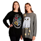 Immagine del prodotto Harry Potter - Maglione oversize con stemma di Hogwarts nero