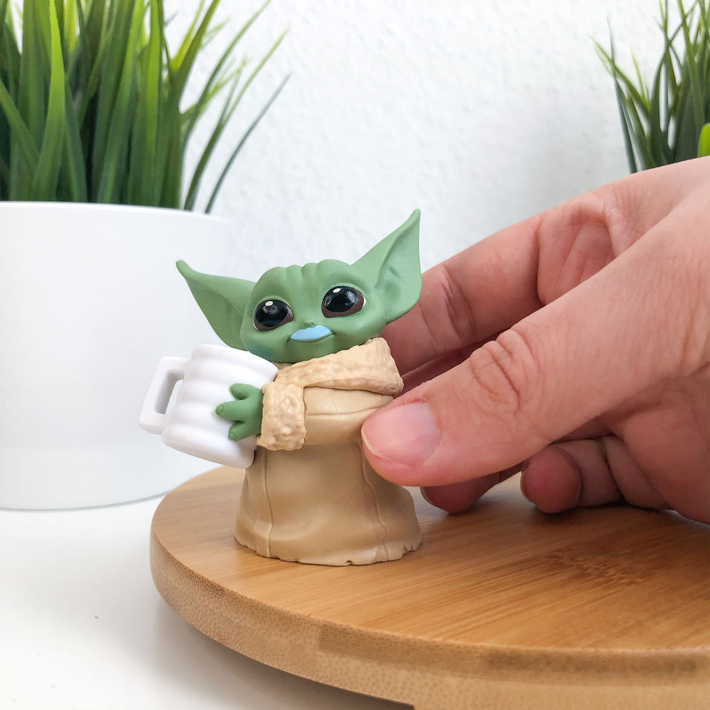 Produktbild Grogu mit Tentakelsuppe und Milchbart-Pose Mini-Figuren-Set - Star Wars The Mandalorian