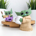 Produktbild Grogu mit Tentakelsuppe und Milchbart-Pose Mini-Figuren-Set - Star Wars The Mandalorian