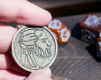 Image produit Witcher - Ensemble de dés RPG Geralt Roach's Companion 7pc avec pièce de collection