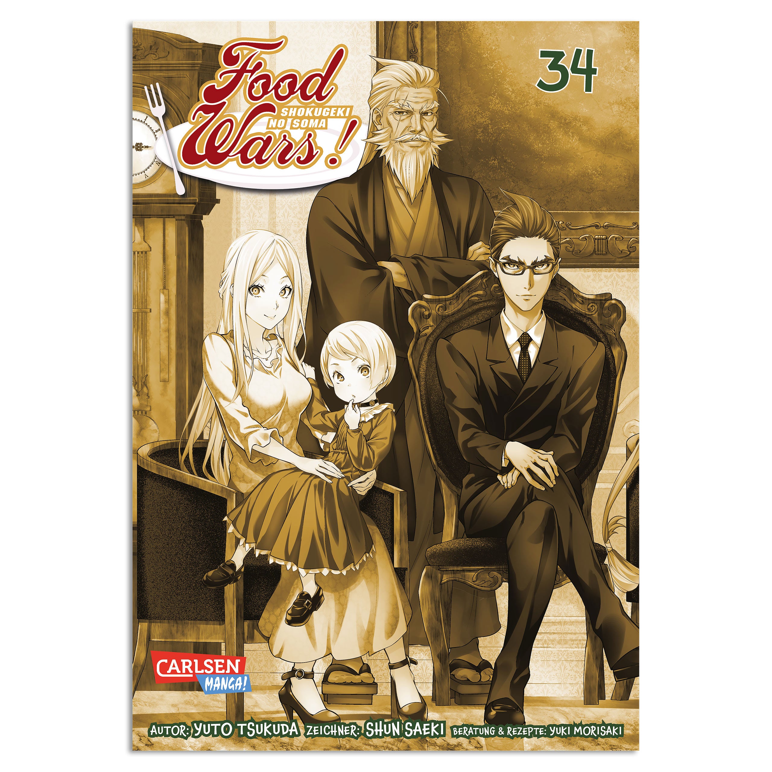 Produktbild Food Wars - Shokugeki No Soma Band 34 Taschenbuch