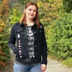 Produktbild Alice im Wunderland - Jeansjacke Damen schwarz