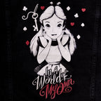 Produktbild Alice im Wunderland - Jeansjacke Damen schwarz
