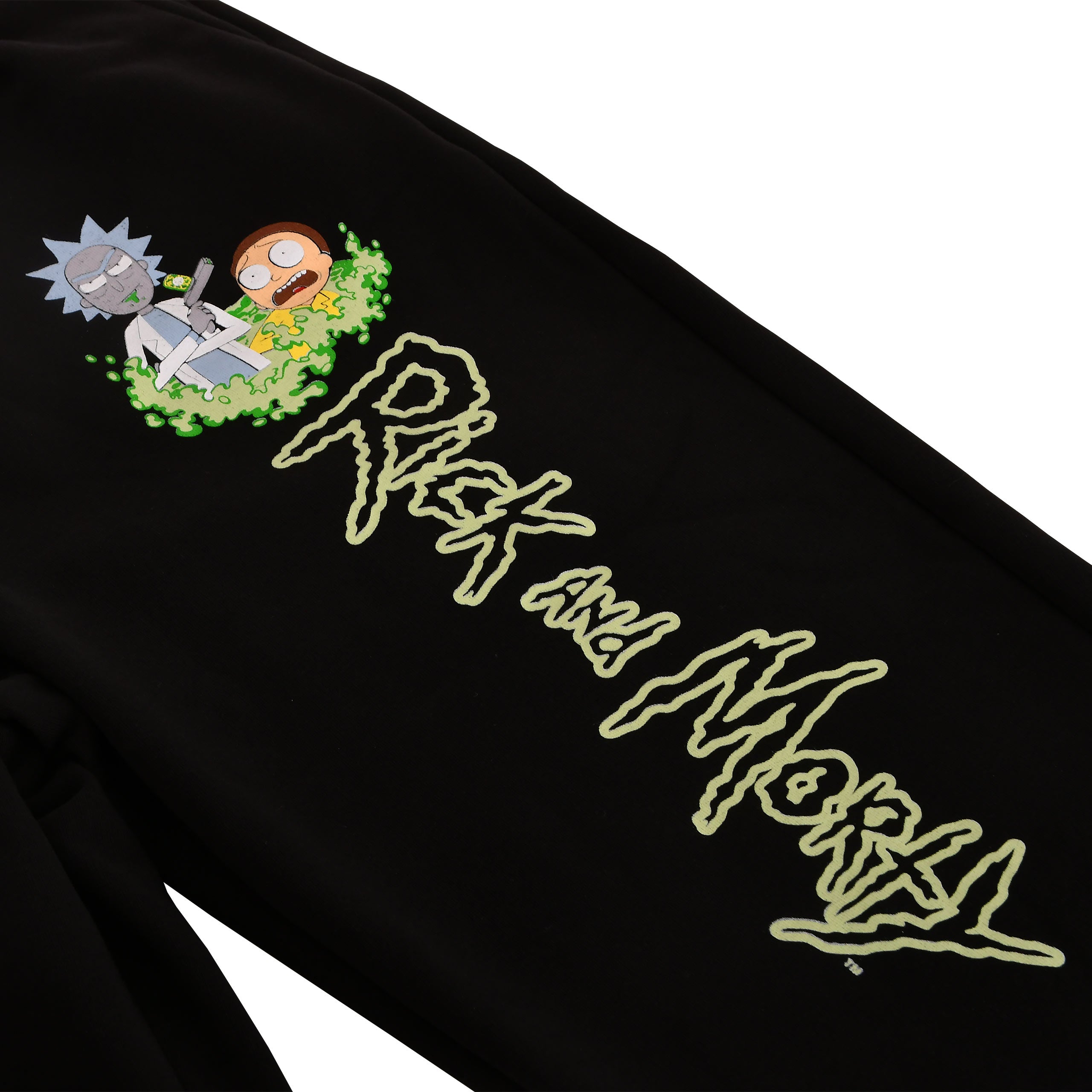 Immagine del prodotto Rick e Morty - Pantaloni della tuta con logo che brilla al buio nero