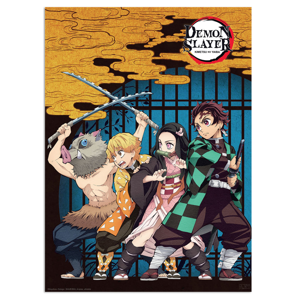Image produit Demon Slayer - Ensemble de 2 posters Groupe & Duo