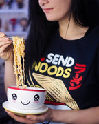 Immagine del prodotto Maglietta Send Noods Ramen per fan di anime blu