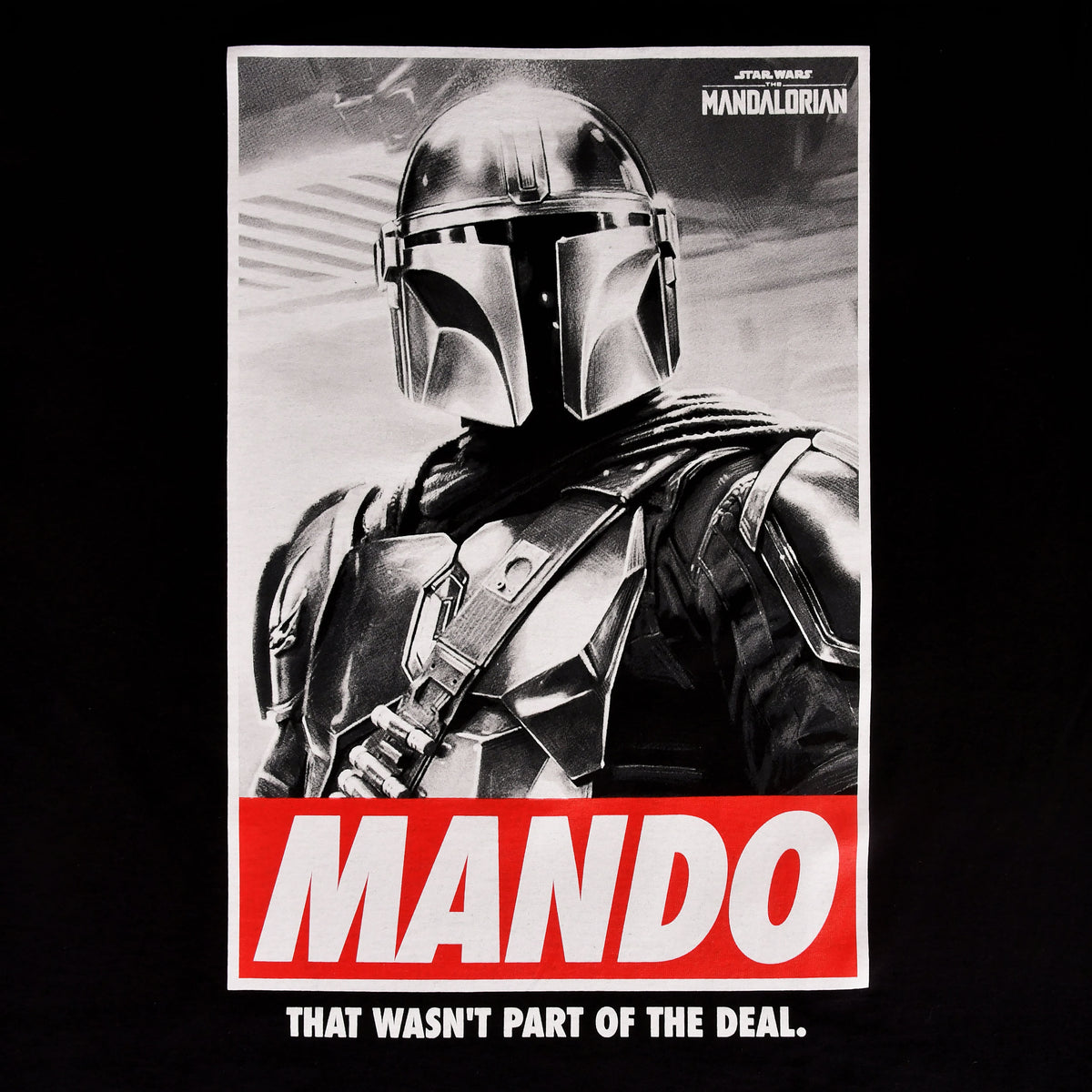 Produktbild Mando T-Shirt schwarz - Star Wars The Mandalorian