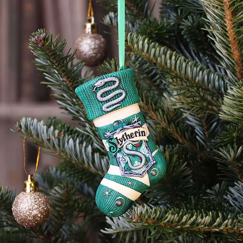 Image produit Harry Potter - Chaussette Serpentard Décoration pour sapin de Noël